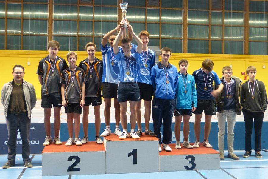 L'Avenir de Rennes médaille d'or aux Interclubs Départementaux 2013 en juniors garçons
